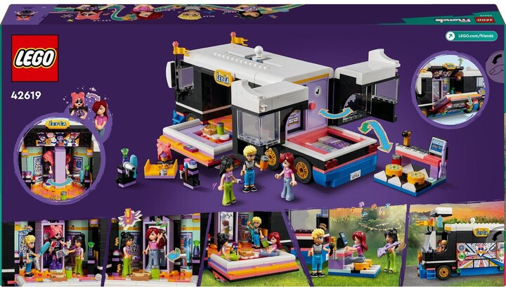 LEGO® Friends 42619 Autobus pro turné popových hvězd_103330702