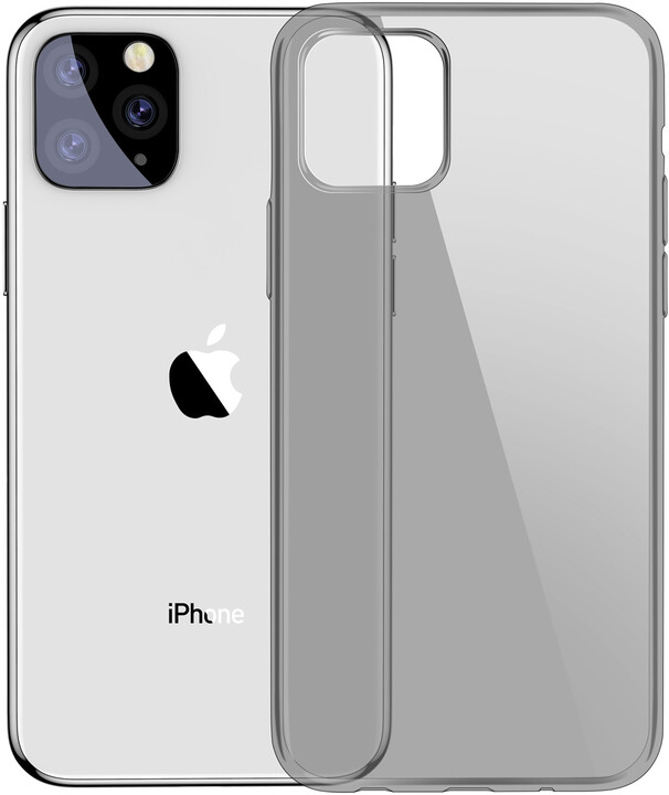 BASEUS Simplicity Series gelový ochranný kryt pro Apple iPhone 11 Pro Max, černá_297851926