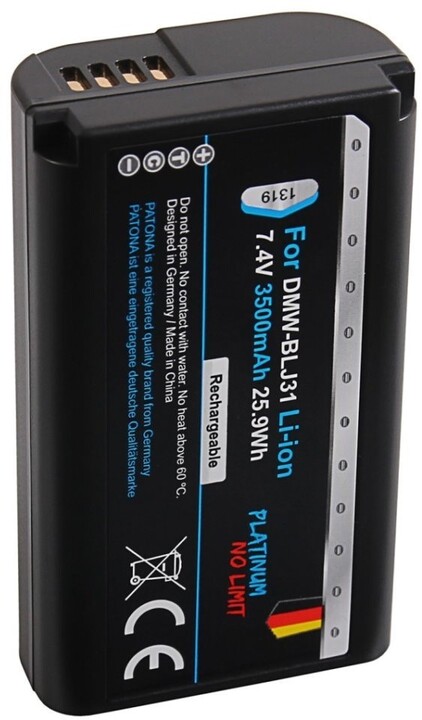 PATONA baterie pro Panasonic DMW-BLJ31, 3500mAh, Li-Ion Platinum, DC-S1_1881023313
