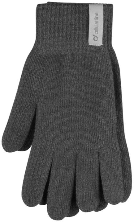 CellularLine Touch Gloves zimní rukavice na dotykové displeje, L/XL, černá_1821608767