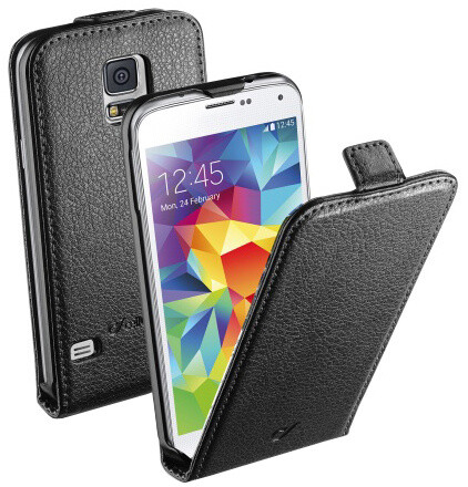 CellularLine Flap Essential pouzdro pro Galaxy S5, černá_148970121