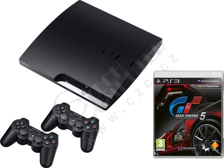 Sony Playstation 3 - 320GB + GT5 + ovladač DualShock_1317090778