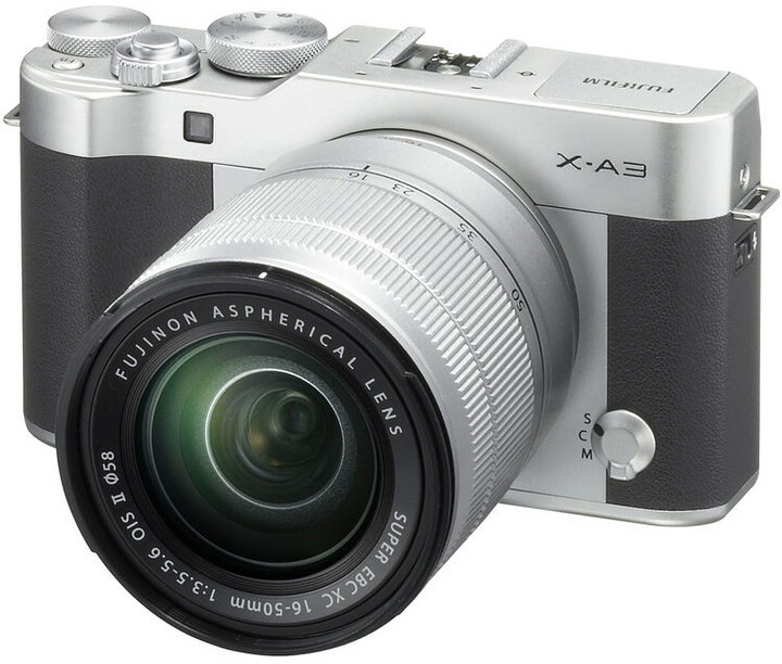 Fujifilm X-A3 + XC 16-50mm, stříbrná/černá_2066371120