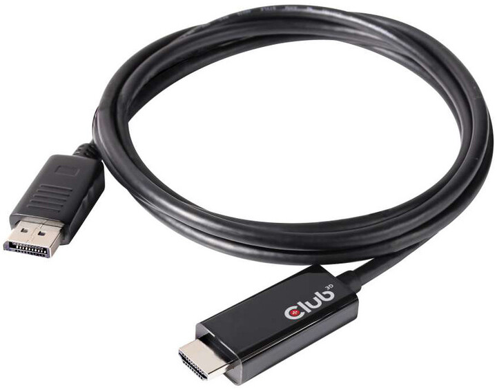 Club3D kabel DisplayPort 1.4 na HDMI 2.0b (M/M), 2m, aktivní_2051287082