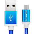 ADATA Micro USB kabel pletený, 1m, modrý
