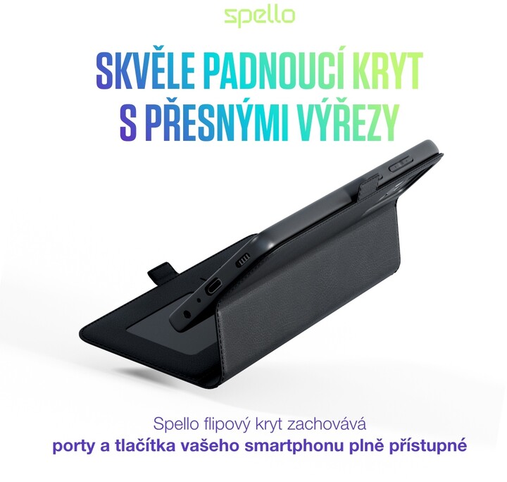 Spello by Epico flipové pouzdro pro OnePlus 11 5G / OnePlus 11 5G DualSIM, černá_159289600