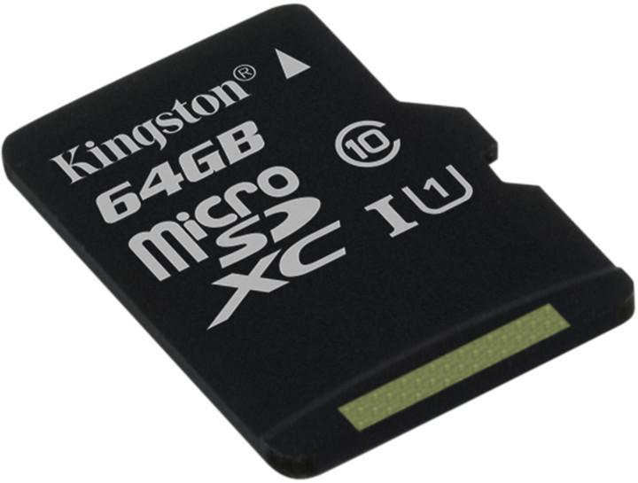 Kingston Micro SDXC Canvas Select 64GB 80MB/s UHS-I_2029695684