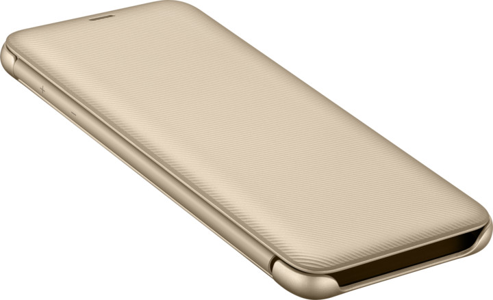 Samsung A6+ flipové pouzdro, zlatá_363330812