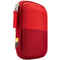 CaseLogic skořepinové pouzdro na 2,5" přenosný hard-disk, červená
