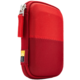 CaseLogic skořepinové pouzdro na 2,5" přenosný hard-disk, červená