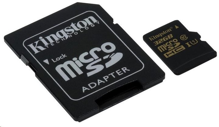 Kingston Micro SDHC 32GB Class 10 UHS-I + SD adaptér_46660664