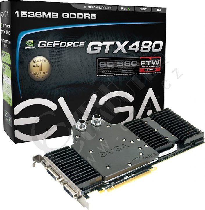 EVGA GeForce GTX 480 Hydro Copper FTW 1.5GB, PCI-E_522272734