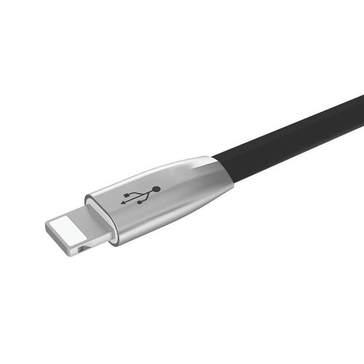 Mcdodo Zinc Alloy 3v1 nabíjecí kabel Lightning, microUSB, USB-C, 1,2m, černá_1910212960