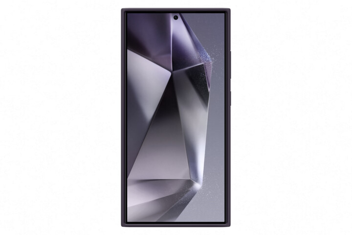 Samsung silikonový zadní kryt pro Galaxy S24 Ultra, tmavě fialová_155221032