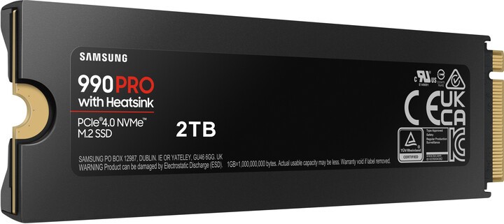 Samsung SSD 990 PRO, M.2 - 2TB (Heatsink)_594260627