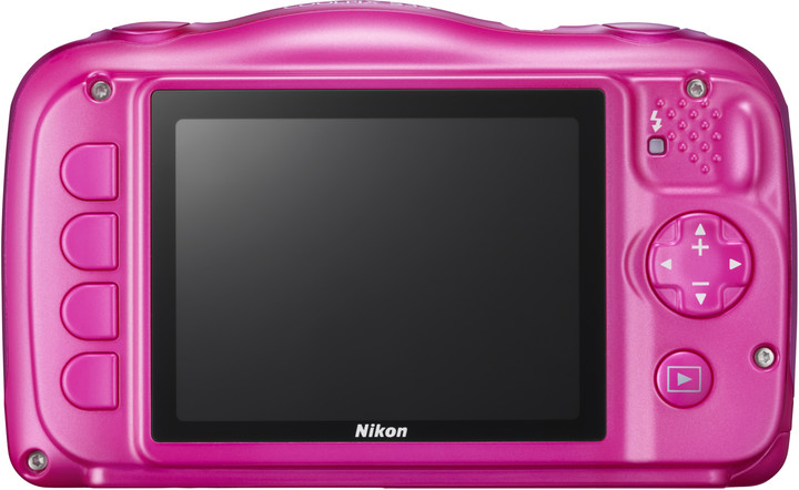 Nikon Coolpix S33, růžová + Backpack kit_1590960430