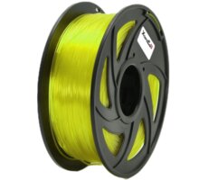 XtendLAN tisková struna (filament), PLA, 1,75mm, 1kg, průhledný žlutý