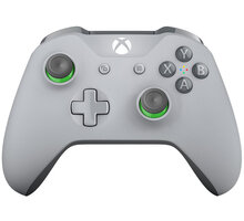 Xbox ONE S Bezdrátový ovladač, šedý/zelený (PC, Xbox ONE)_2131318275