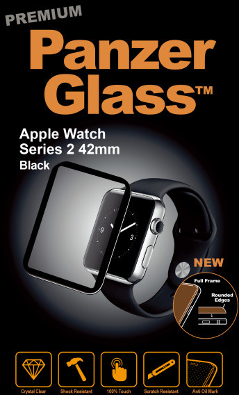 PanzerGlass Premium pro Apple Watch Series 2 42mm, černé_422259643
