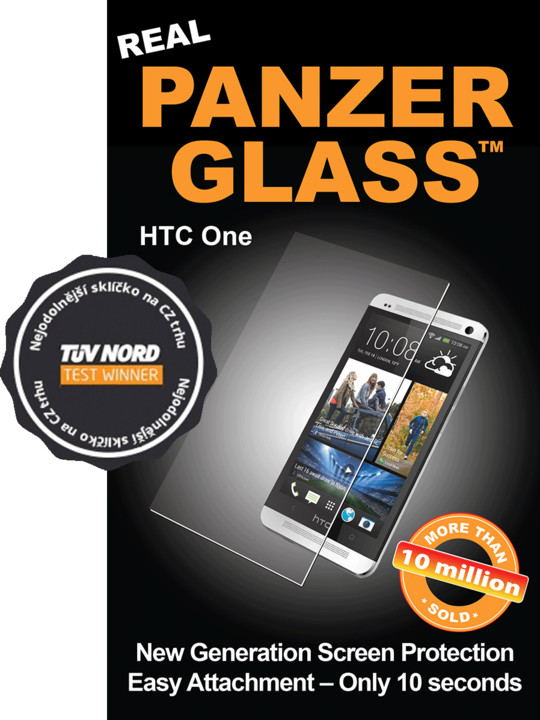 PanzerGlass ochranné sklo na displej pro HTC One M7_1089883106