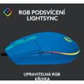 Logitech G102 Lightsync, modrá_1079017945