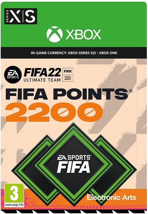 FIFA 22 - 2200 FIFA Points (Xbox) - elektronicky