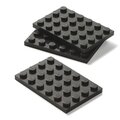 Organizér LEGO, 3 zásuvky, tmavě šedá
