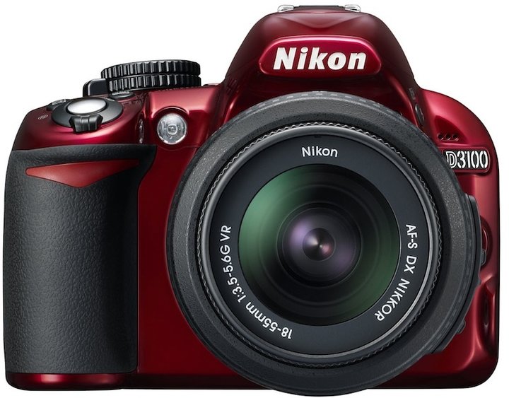 Nikon D3100 RED + objektiv 18-55 AF-S DX VR_154710030