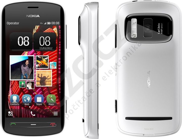 Nokia 808 PureView, bílá_1585418042