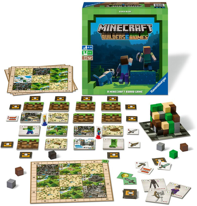 Desková hra Ravensburger Minecraft: Builders &amp; Biomes_690432259