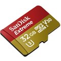 SanDisk Micro SDHC Extreme 32GB 90MB/s UHS-I U3 V30 pro akční kamery + SD adaptér_77797203