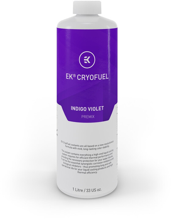 EK Water Blocks EK-CryoFuel 1000mL - UV Indigo Violet_645617195