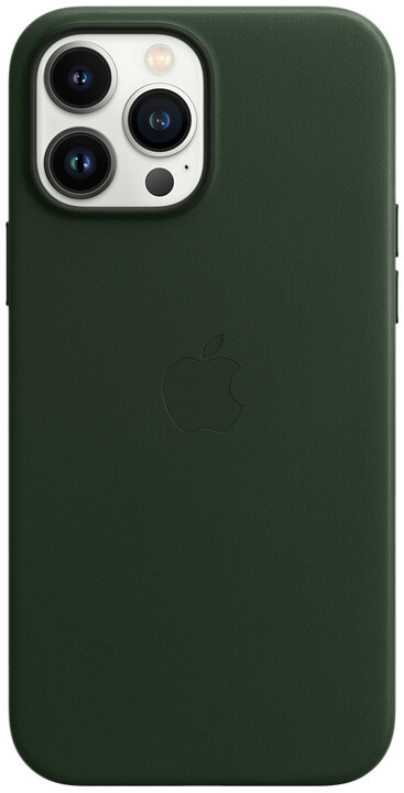 Apple kožený kryt s MagSafe pro iPhone 13 Pro Max, sekvojově zelená_387788484