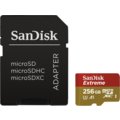SanDisk Micro SDXC Extreme 256GB 100MB/s A1 UHS-I U3 V30 + SD adaptér