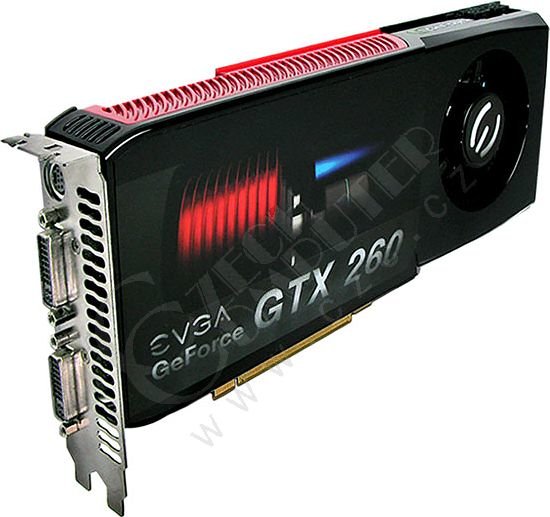 EVGA GeForce GTX 260 Core 216 - 55nm SSC 896MB, PCI-E_290843880