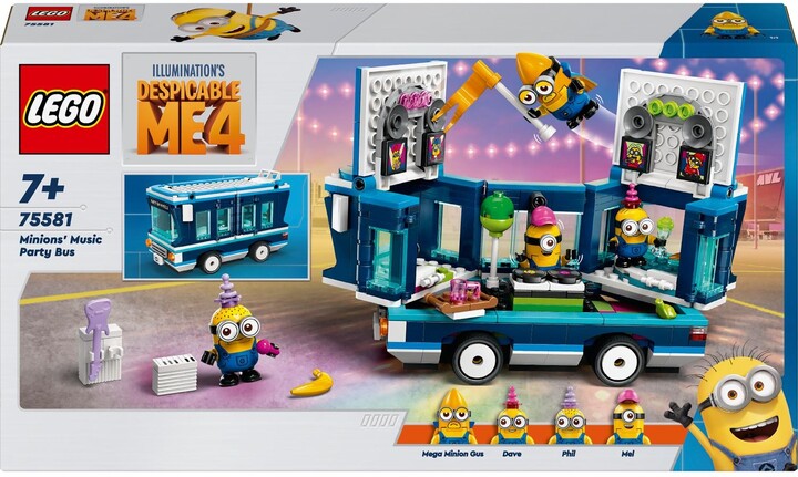 LEGO® Já padouch 4 75581 Mimoni a hudební párty autobus_1064777453