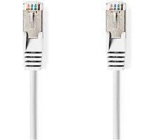 Nedis síťový kabel SF/UTP CAT6a, CCA, 2m, bílá_1627918192