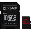 Kingston Micro SDHC Canvas React 32GB 100MB/s UHS-I U3 + SD adaptér