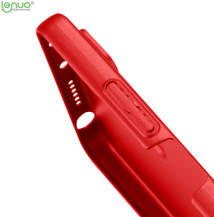 Lenuo Leshield zadní kryt pro Xiaomi Redmi Note 11 Pro/Pro 5G, červená_1098640383