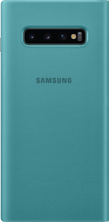 Samsung LED View flipové pouzdro pro Samsung G975 Galaxy S10+, zelená_1827524962