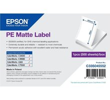 Epson ColorWorks skládaný papír pro pokladní tiskárny, PE Matte, 203x305mm, 500ks_1131708531