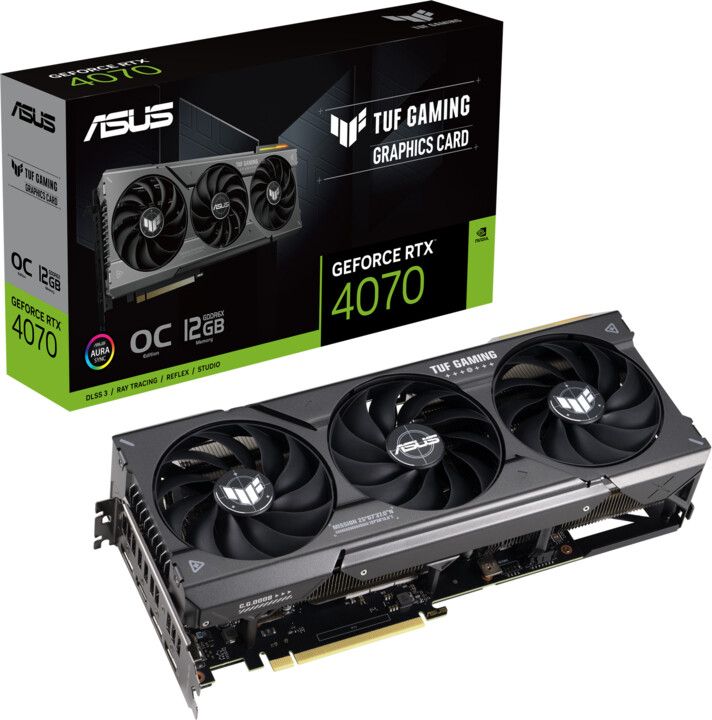 ASUS TUF Gaming GeForce RTX 4070 OC Edition, 12GB GDDR6X_127905695
