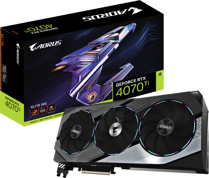 GIGABYTE GeForce RTX 4070 Ti AORUS ELITE 12G, 12GB GDDR6X_44495818