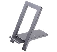 FIXED hliníkový stojánek na stůl pro mobilní telefony Frame Pocket, šedá_1167067806