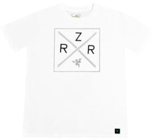 Tričko Razer Lifestyle Chroma Shield, bílé (XL)_705817170