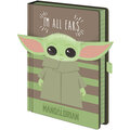 Zápisník The Mandalorian - I'm All Ears Green, kroužková vazba, linkovaný, A5