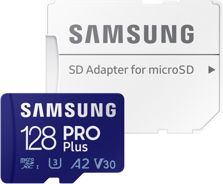 Samsung PRO Plus SDHC 128GB UHS-I U3 (Class 10) + adaptér_1077496232
