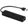 i-tec USB 3.0 Slim HUB 3 Port + Gigabit Ethernet Adapter O2 TV HBO a Sport Pack na dva měsíce