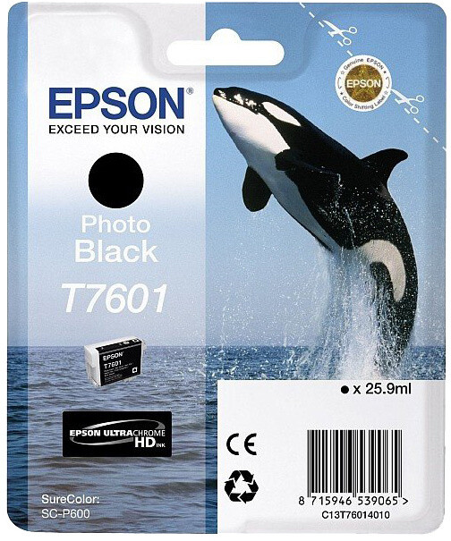 Epson T7601, (25,9ml), black