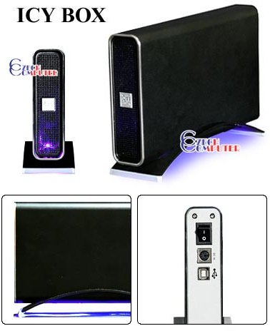 RaidSonic Icy Box IB-360U-B-BL černý USB, 3.5&quot; IDE_1141285543